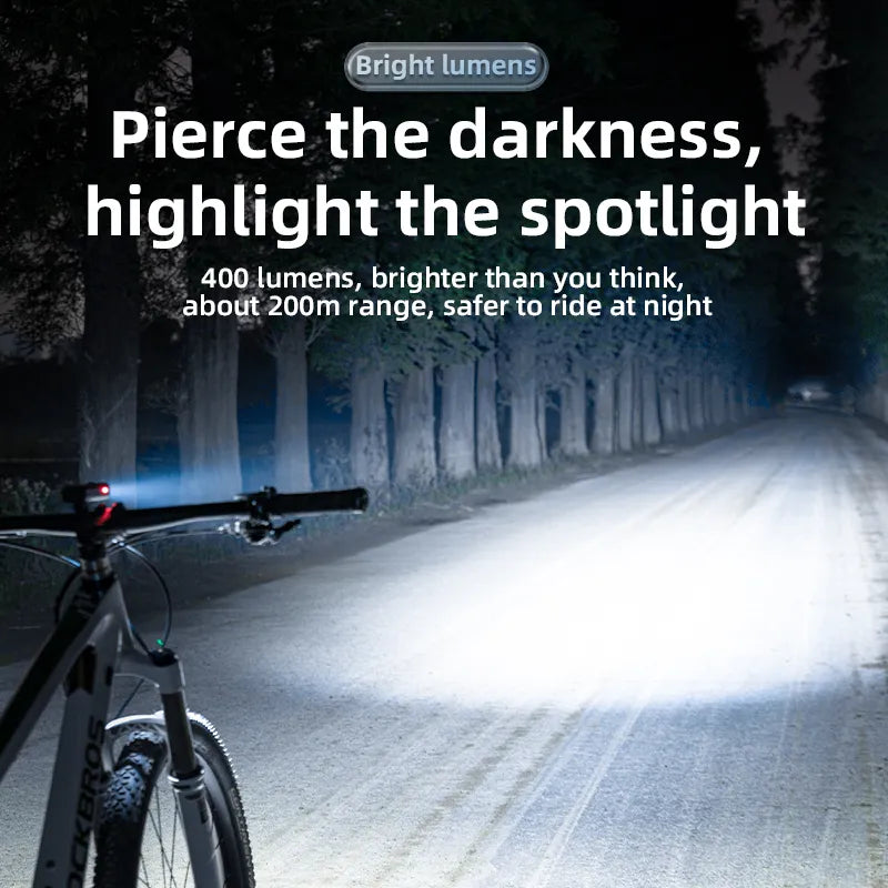 Luce per bici antipioggia