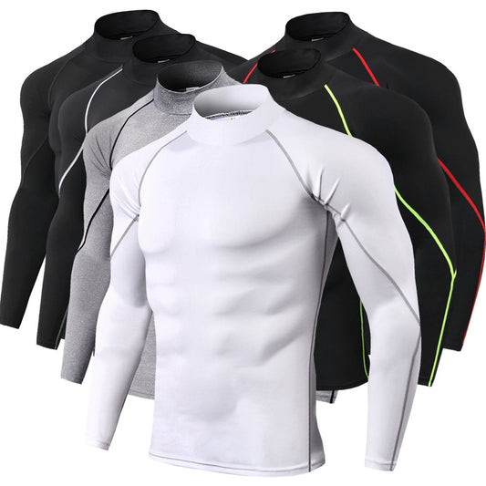 MEN'S Fitted Long Sleeve Sports T-Shirt